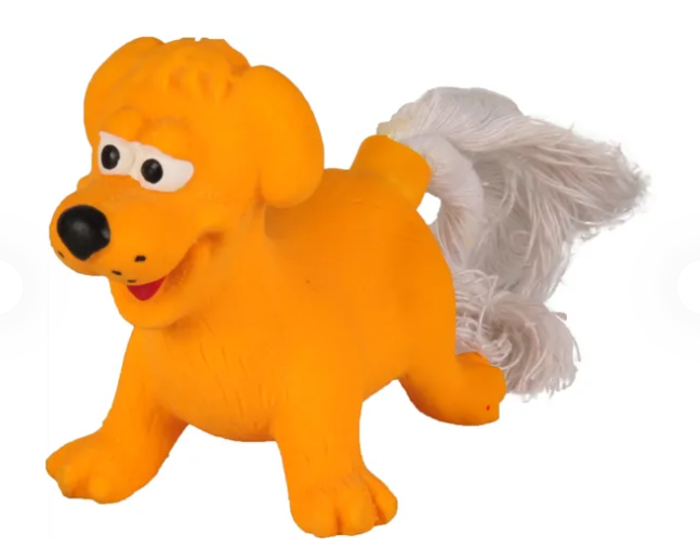 Παιχνίδι Σκύλου Λάτεξ Ζωάκια με Σχοινί Latex Animal With Rope 8CM Paixnidi Skulou Latex Zoakia me Sxoini Latex Animal With Rope 8CM